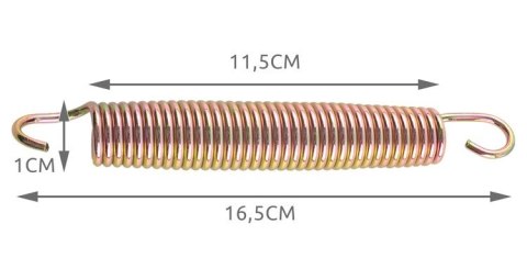 Sprężyny do trampoliny 165mm - 10szt.