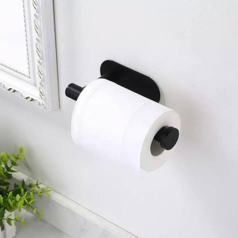 AG869 Uchwyt na papier toaletowy czarny