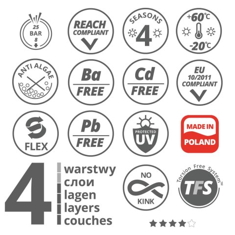 Wąż ogrodowy Vartco Professional 1/2" 30m
