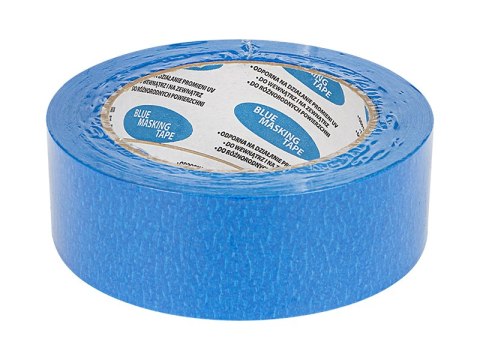 54-032# Taśma papierowa maskująca 38x50m blue