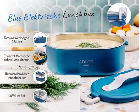 AD 4505 blue Pojemnik na żywność - podgrzewany - metalowy pojemnik