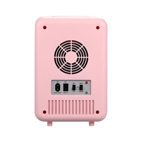 AD 8084 pink Mini lodówka 4l | chłodzenie i podgrzewanie | do domu i samochodu | system peltiera