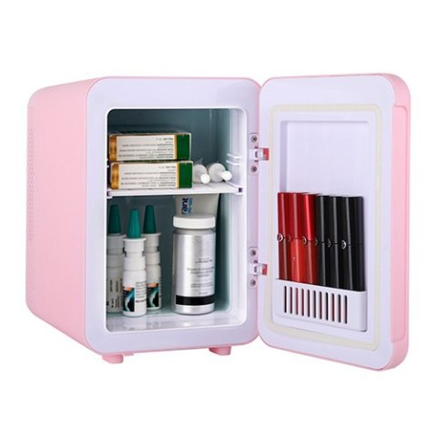 AD 8084 pink Mini lodówka 4l | chłodzenie i podgrzewanie | do domu i samochodu | system peltiera