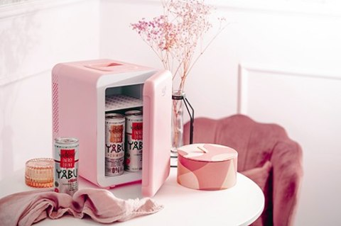 AD 8084 pink Mini lodówka 4l | chłodzenie i podgrzewanie | do domu i samochodu | system peltiera