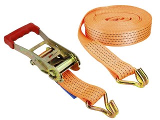 67-099# Pas transportowy 48mm x 10m pomarańczowy z napinaczem`