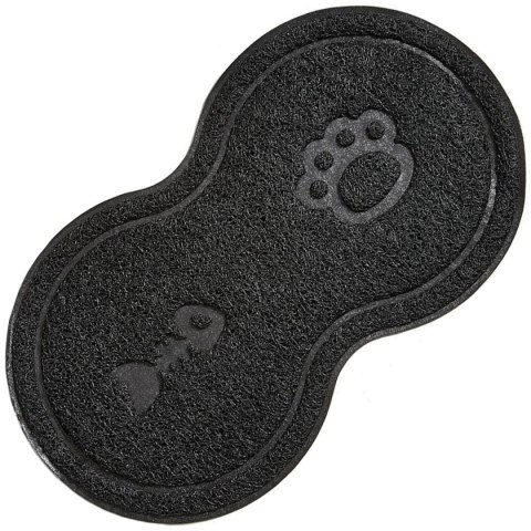 DA152 Mata pod miskę dla psa kota czarna
