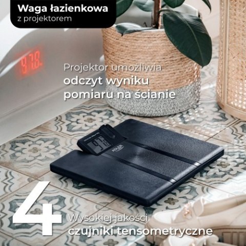 AD 8182 Waga łazienkowa z projektorem