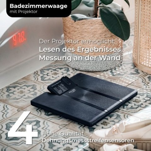 AD 8182 Waga łazienkowa z projektorem