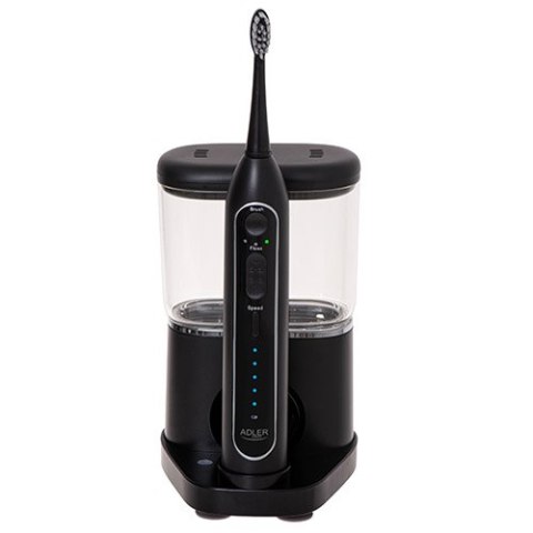 AD 2180 black Szczoteczka soniczna z irygatorem 2 w 1