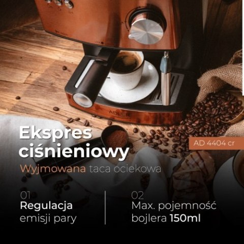 AD 4404 copper Ekspres ciśnieniowy
