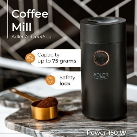 AD 4446 black gold Młynek do kawy