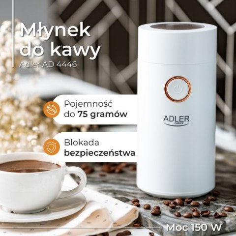AD 4446 white gold Młynek do kawy