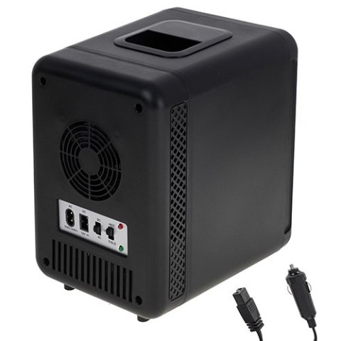 AD 8084 black Mini lodówka 4l | chłodzenie i podgrzewanie | do domu i samochodu | system peltiera