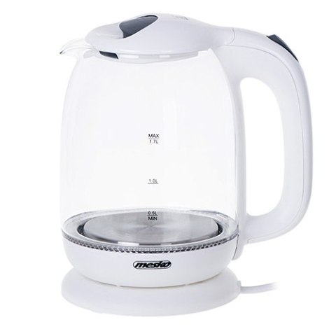 MS 1302 white Czajnik szklany 1,7 l