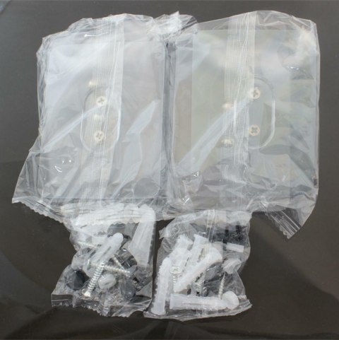 AG829A Półka łazienkowa narożna 2szt plastik