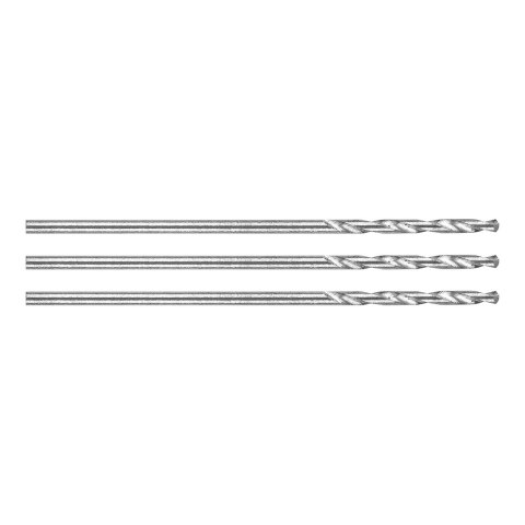Wiertła do metalu HSS, DIN 338, 1 mm, 3 szt.