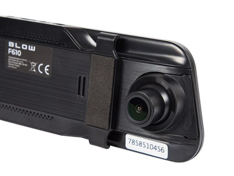 78-585# Rejestrator video blackbox dvr f610 blow lusterko ekran 10" + kamera cofania