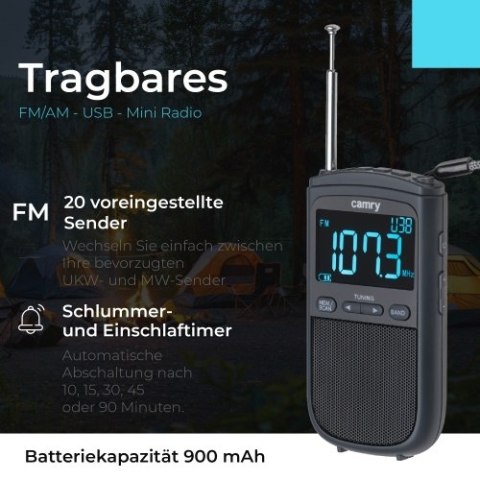 CR 1905 Radio przenośne fm/am - usb - mini radio