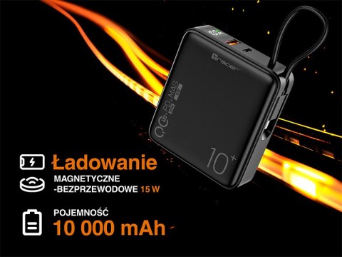 Power bank TRACER Scout 10000mAh MAG+PD+QC