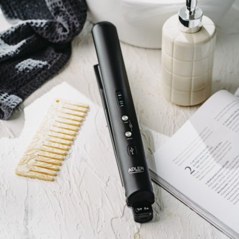 AD 2327 black Prostownica bezprzewodowa podróżna ? usb