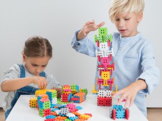 Klocki konstrukcyjne mini wafle 140