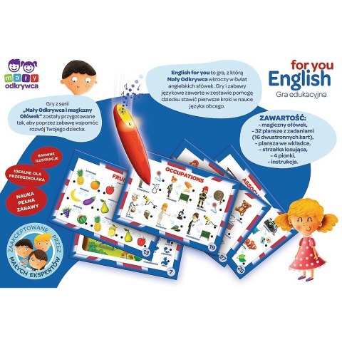 Gra english for you mały odkrywca i magiczny ołówek