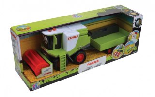 Kombajn claas z przyczepą happy people