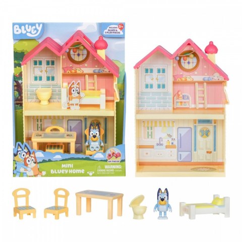Zestaw figurek mini bluey dom rodzinny