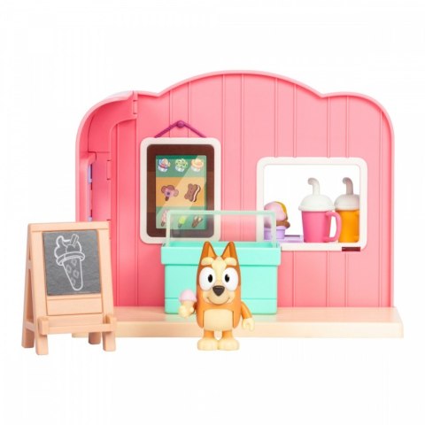 Zestaw figurek mini bluey lodziarnia