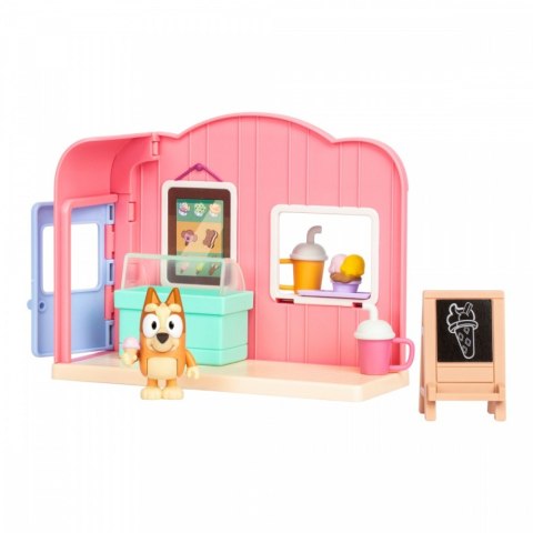 Zestaw figurek mini bluey lodziarnia
