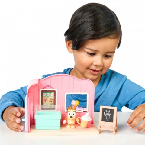 Zestaw figurek mini bluey lodziarnia