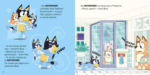 Książeczka bluey. dobranoc, owocowy nietoperzu. moja czytanka