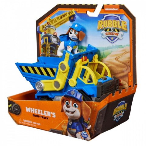 Pojazd psi patrol rubble i jego ekipa wheeler
