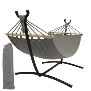 Hamak ogrodowy 200x150cm Gardlov ze stelażem 25466
