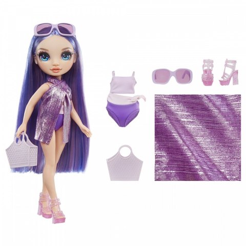 Lalka rainbow high swim style violet