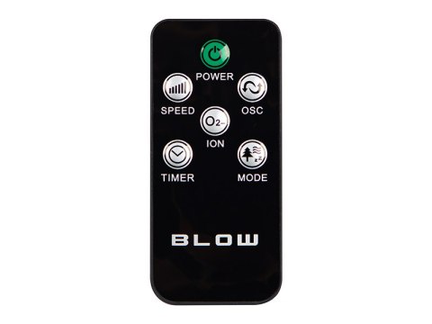44-654# Wentylator kolumnowy xxl 121cm 90w czarny