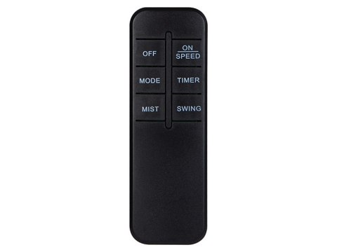 44-660# Wentylator stojący 16" 90w klimator z funkcją mgiełki czarny" outlet