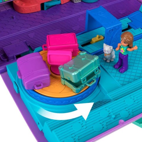 Figurki polly pocket kotolot samolot z dwiema laleczkami