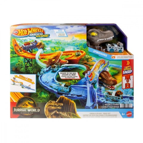 Tor samochodowy racer verse jurassic world morski dinopościg