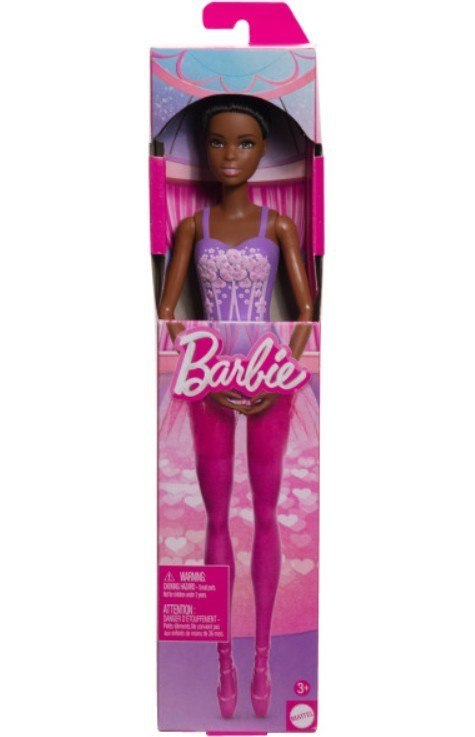 Lalka barbie baletnica czarne włosy