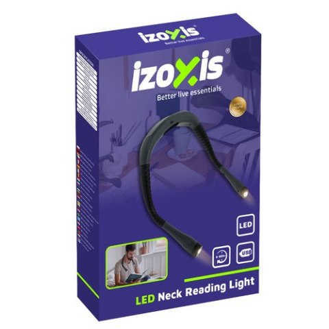Lampka LED do czytania na szyję Izoxis 25675
