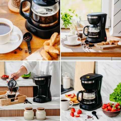 AD 4381 black Ekspres przelewowy 0,6l