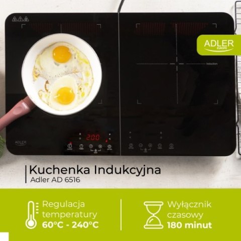 AD 6516 Kuchenka indukcyjna - dwupalnikowa