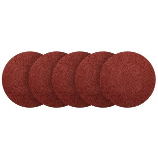 Krążki ścierne na rzep 150 mm, P150, 5 szt., bez otworów