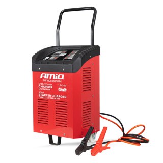 Prostownik z funkcją rozruchu max 40a 12v 24v rozruch 300a amio-04500