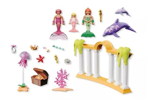 Zestaw z figurkami 71861 syrenki ze skarbem i delfinem