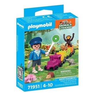 Zestaw z figurkami animals & friends 71951 wycieczka lokomotywą