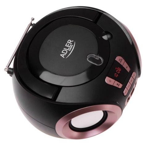 AD 1181 black copper Radio boombox cd-mp3 | usb | fm radio | aux | gniazdo słuchawkowe