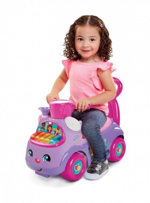 Jeździk fisher price muzyczna parada fioletowy