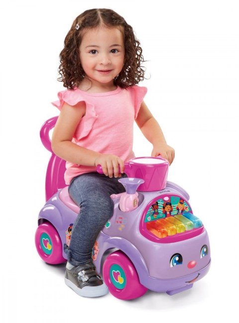 Jeździk fisher price muzyczna parada fioletowy